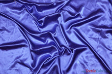 Load image into Gallery viewer, Charmeuse Satin Fabric | Silky Soft Satin | 60&quot; Wide | Continuous Yards | Multiple Colors | Fabric mytextilefabric Yards Sea Blue 