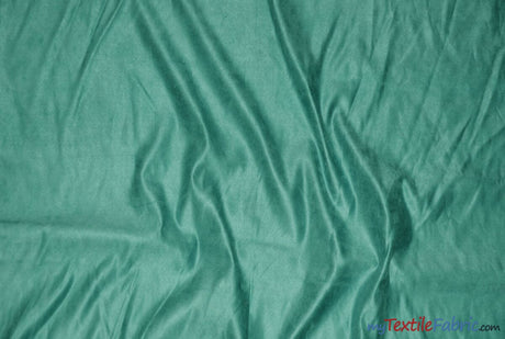 Suede Fabric | Microsuede | 40 Colors | 60" Wide | Faux Suede | Upholstery Weight, Tablecloth, Bags, Pouches, Cosplay, Costume | Wholesale Bolt | Fabric mytextilefabric Bolts Seafoam 