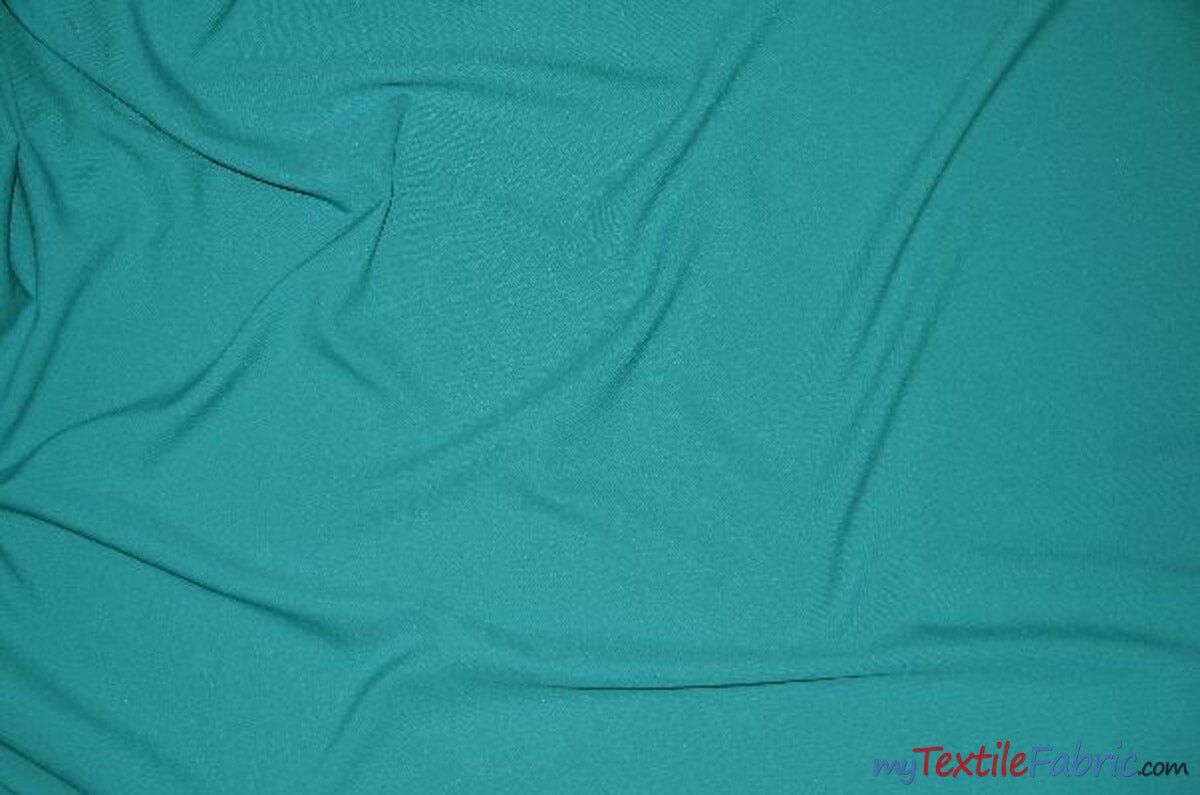 60" Wide Polyester Fabric by the Yard | Visa Polyester Poplin Fabric | Basic Polyester for Tablecloths, Drapery, and Curtains | Fabric mytextilefabric Yards Seafoam 