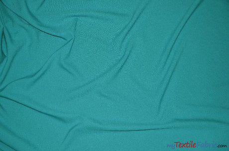 60" Wide Polyester Fabric by the Yard | Visa Polyester Poplin Fabric | Basic Polyester for Tablecloths, Drapery, and Curtains | Fabric mytextilefabric Yards Seafoam 