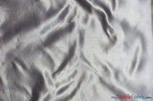 Load image into Gallery viewer, Bridal Satin Fabric | Shiny Bridal Satin | 60&quot; Wide | Multiple Colors | Continuous Yards | Fabric mytextilefabric Yards Silver 