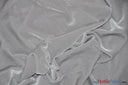 Soft and Plush Stretch Velvet Fabric | Stretch Velvet Spandex | 58" Wide | Spandex Velour for Apparel, Costume, Cosplay, Drapes | Fabric mytextilefabric Yards Silver 