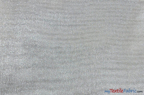 Metallic Lame | Metallic Satin Lame | 60" Wide | Gold and Silver | Satin Woven Lame | Fabric mytextilefabric Yards Silver 