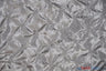 Pinwheel Taffeta Fabric | Button Taffeta Fabric | 48" Wide | Multiple Colors | Fabric mytextilefabric Yards Silver 