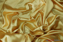 Load image into Gallery viewer, Charmeuse Satin Fabric | Silky Soft Satin | 60&quot; Wide | Continuous Yards | Multiple Colors | Fabric mytextilefabric Yards Sun Gold 