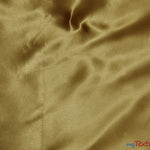 Load image into Gallery viewer, Bridal Satin Fabric | Shiny Bridal Satin | 60&quot; Wide | Multiple Colors | Continuous Yards | Fabric mytextilefabric Yards Sungold 
