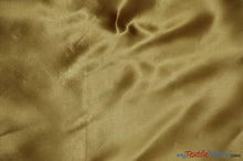 Load image into Gallery viewer, Bridal Satin Fabric | Shiny Bridal Satin | 60&quot; Wide | Sample Swatch | Fabric mytextilefabric Sample Swatches Sungold 