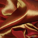 Load image into Gallery viewer, Taffeta Fabric | Two Tone Taffeta Fabric | Non Stretch Taffeta | 60&quot; Wide | Multiple Solid Colors | Wholesale Bolt | Fabric mytextilefabric Bolts Sunset Orange 
