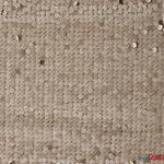 Load image into Gallery viewer, New York Dazzle Sequins Fabric | 6mm Sequins Fabric | 52&quot; Wide | Multiple Colors | Fabric mytextilefabric Yards Taupe 
