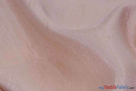 Shantung Satin Fabric | Satin Dupioni Silk Fabric | 60" Wide | Multiple Colors | Sample Swatch | Fabric mytextilefabric Sample Swatches Taupe 