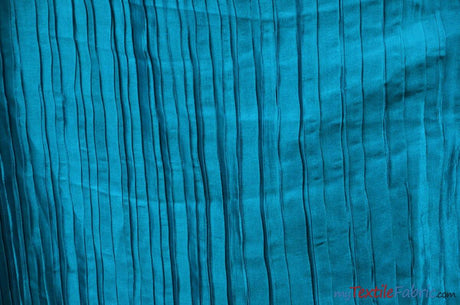 Extra Wide Italian Crush Satin | 108" Wide | Multiple Colors | Fabric mytextilefabric Yards Teal 