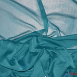 Load image into Gallery viewer, Two Tone Chiffon Fabric | Iridescent Chiffon Fabric | 60&quot; Wide | Clean Edge | Multiple Colors | Sample Swatches | Fabric mytextilefabric Sample Swatches Teal 
