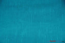 IFR Extra Wide Dupioni Silk | 100% Polyester Faux Dupioni Fabric | 120" Wide | Multiple Colors | Fabric mytextilefabric Yards Teal 
