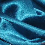Load image into Gallery viewer, Superior Quality Crepe Back Satin | Japan Quality | 60&quot; Wide | Continuous Yards | Multiple Colors | Fabric mytextilefabric Yards Teal 
