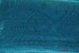 Crystal Organza Fabric | Sparkle Sheer Organza | 60" Wide | Sample Swatch | Multiple Colors | Fabric mytextilefabric Sample Swatches Teal 