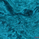 Load image into Gallery viewer, Panne Velvet Fabric | 60&quot; Wide | Crush Panne Velour | Apparel, Costumes, Cosplay, Curtains, Drapery &amp; Home Decor | Fabric mytextilefabric Yards Teal 
