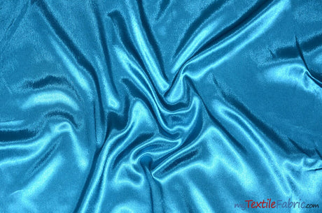 Crepe Back Satin | Korea Quality | 60" Wide | Continuous Yards | Multiple Colors | Fabric mytextilefabric Yards Teal 