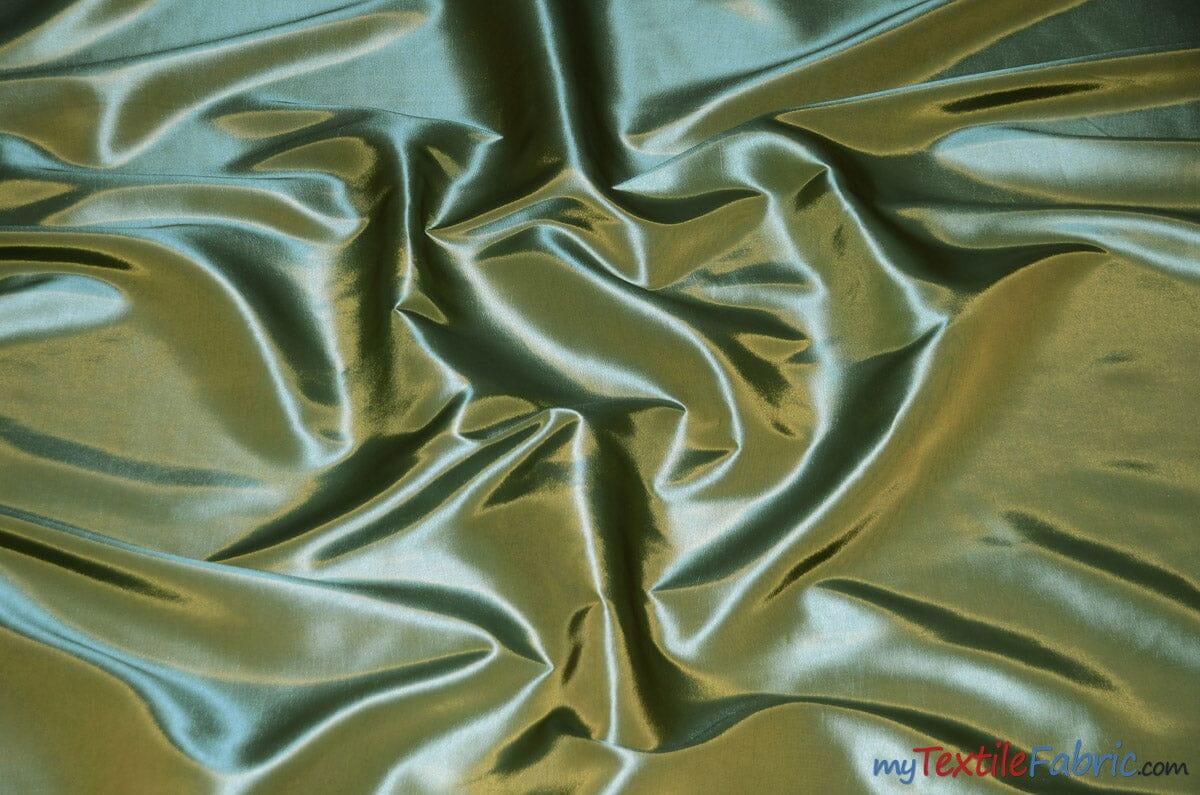 Taffeta Fabric | Two Tone Taffeta Fabric | Non Stretch Taffeta | 60" Wide | Multiple Solid Colors | Sample Swatch | Fabric mytextilefabric Sample Swatches 29 Blue 