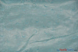 Swirl Organza Fabric | Embroidered Swirl Sheer | 54" Wide | Multiple Colors | Fabric mytextilefabric Yards 951 Blue 