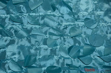 Load image into Gallery viewer, Petal Taffeta Fabric | Hanging Round Petal Taffeta | 57&quot; Wide | Multiple Colors Fabric mytextilefabric Yards 951 Blue 