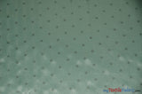 Mini Star Silky Satin Fabric | Soft Mini Star Charmeuse Fabric | 60" Wide | White Pink Mint | Fabric mytextilefabric Yards Mint Silver Star 