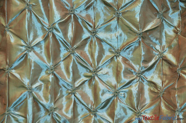 Pinwheel Taffeta Fabric | Button Taffeta Fabric | 48" Wide | Multiple Colors | Fabric mytextilefabric Yards 29 Tiff Blue 