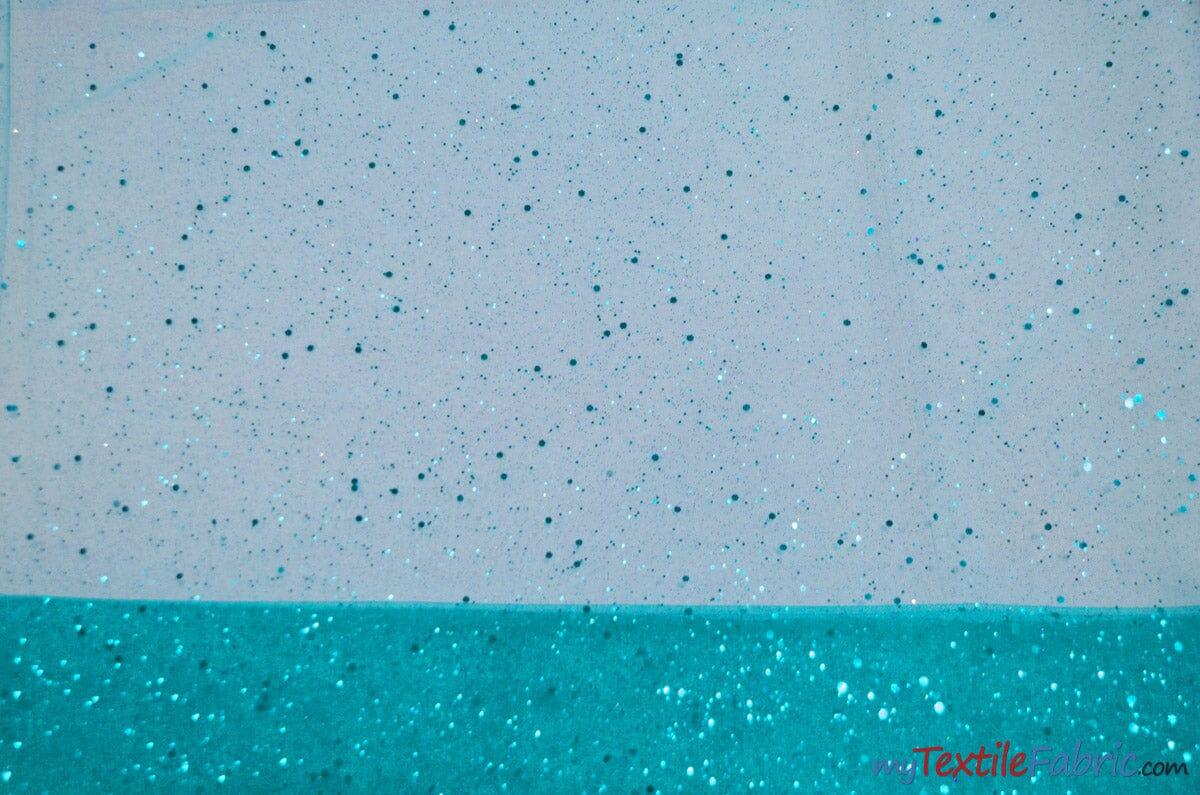 Tulle Glitter with Sequins and Glitter | 60" Wide | Multiple Colors | Glitter Tulle Fabric with Sequins Embellishments | Fabric mytextilefabric Yards 951 Blue 