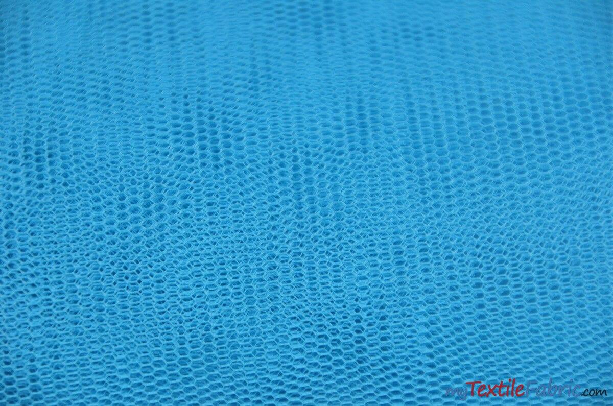 Hard Net Crinoline Fabric | Petticoat Fabric | 54" Wide | Stiff Netting Fabric is Traditionally used to give Volume to Dresses Fabric mytextilefabric Yards Turquoise 