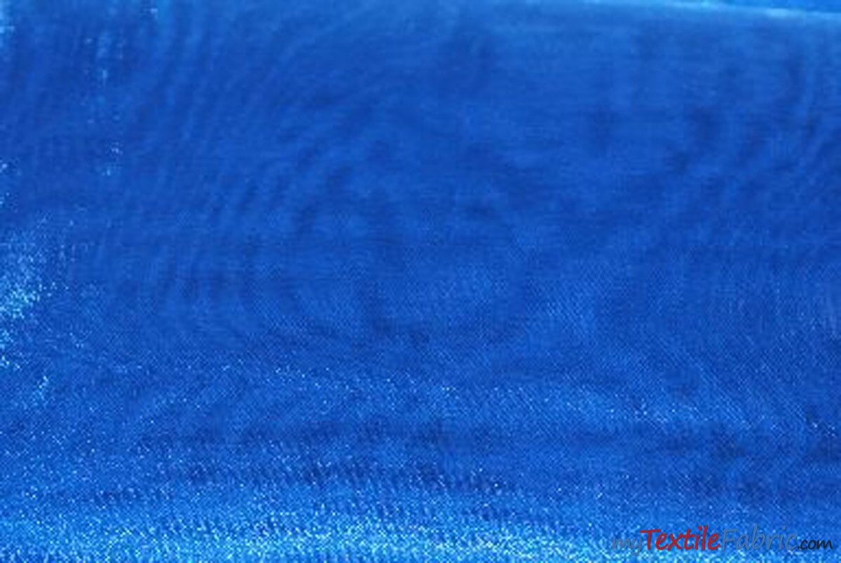 Crystal Organza Fabric | Sparkle Sheer Organza | 60" Wide | Continuous Yards | Multiple Colors | Fabric mytextilefabric Yards Turquoise 