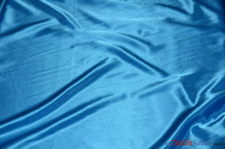 Crepe Back Satin | Korea Quality | 60" Wide | Continuous Yards | Multiple Colors | Fabric mytextilefabric Yards Turquoise 