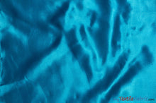 Load image into Gallery viewer, Bridal Satin Fabric | Shiny Bridal Satin | 60&quot; Wide | Multiple Colors | Continuous Yards | Fabric mytextilefabric Yards Turquoise 