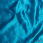 Load image into Gallery viewer, Bridal Satin Fabric | Shiny Bridal Satin | 60&quot; Wide | Multiple Colors | Continuous Yards | Fabric mytextilefabric Yards Turquoise 
