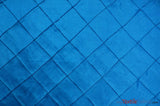 Taffeta Pintuck Fabric | 4"x4" Diamond | Diamond Taffeta Fabric | 58" Wide | Multiple Colors | Wholesale Bolt | Fabric mytextilefabric Bolts Turquoise 