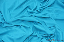 Load image into Gallery viewer, Extra Wide Polyester Fabric | 120&quot; Wide Polyester Fabric | 120&quot; Polypoplin for Tablecloths, Drapery, and Curtains | Fabric mytextilefabric Yards Turquoise 