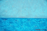 Sparkle Organza Fabric | Glitter Beads on Organza Fabric | 58" Wide | Fabric mytextilefabric Yards Turquoise 