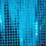 Load image into Gallery viewer, Square Sequins Fabric | Quad Sequins Fabric | 45&quot; Wide | Multiple Colors | Decor and Costumes | Fabric mytextilefabric Yards Turquoise 

