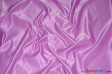 Load image into Gallery viewer, L&#39;Amour Satin Fabric | Polyester Matte Satin | Peau De Soie | 60&quot; Wide | Continuous Yards | Wedding Dress, Tablecloth, Multiple Colors | Fabric mytextilefabric Yards Violet 