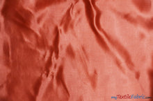Load image into Gallery viewer, Bridal Satin Fabric | Shiny Bridal Satin | 60&quot; Wide | Multiple Colors | Continuous Yards | Fabric mytextilefabric Yards Watermelon 