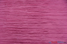 Load image into Gallery viewer, Crease Taffeta Fabric | Crush Taffeta | 52&quot; Wide | Wholesale Bolt | Multiple Colors | Fabric mytextilefabric Bolts Watermelon 