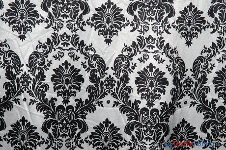 Damask Satin Fabric | Silky Soft Satin Damask Charmeuse Fabric | 60" Wide | Fabric mytextilefabric 