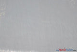 Soft and Smooth Mirror Organza Fabric | 60" Wide | Sample Swatch | Multiple Colors | Fabric mytextilefabric Sample Swatches White 