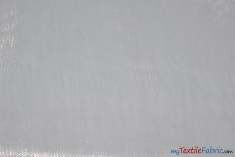 Soft and Smooth Mirror Organza Fabric | 60" Wide | Sample Swatch | Multiple Colors | Fabric mytextilefabric Sample Swatches White 