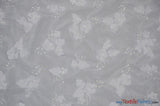 Applique Organza Yards / Ivory Fabric