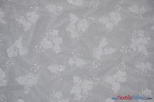 Load image into Gallery viewer, Applique Organza Yards / Ivory Fabric