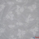 Load image into Gallery viewer, Applique Organza Yards / Ivory Fabric
