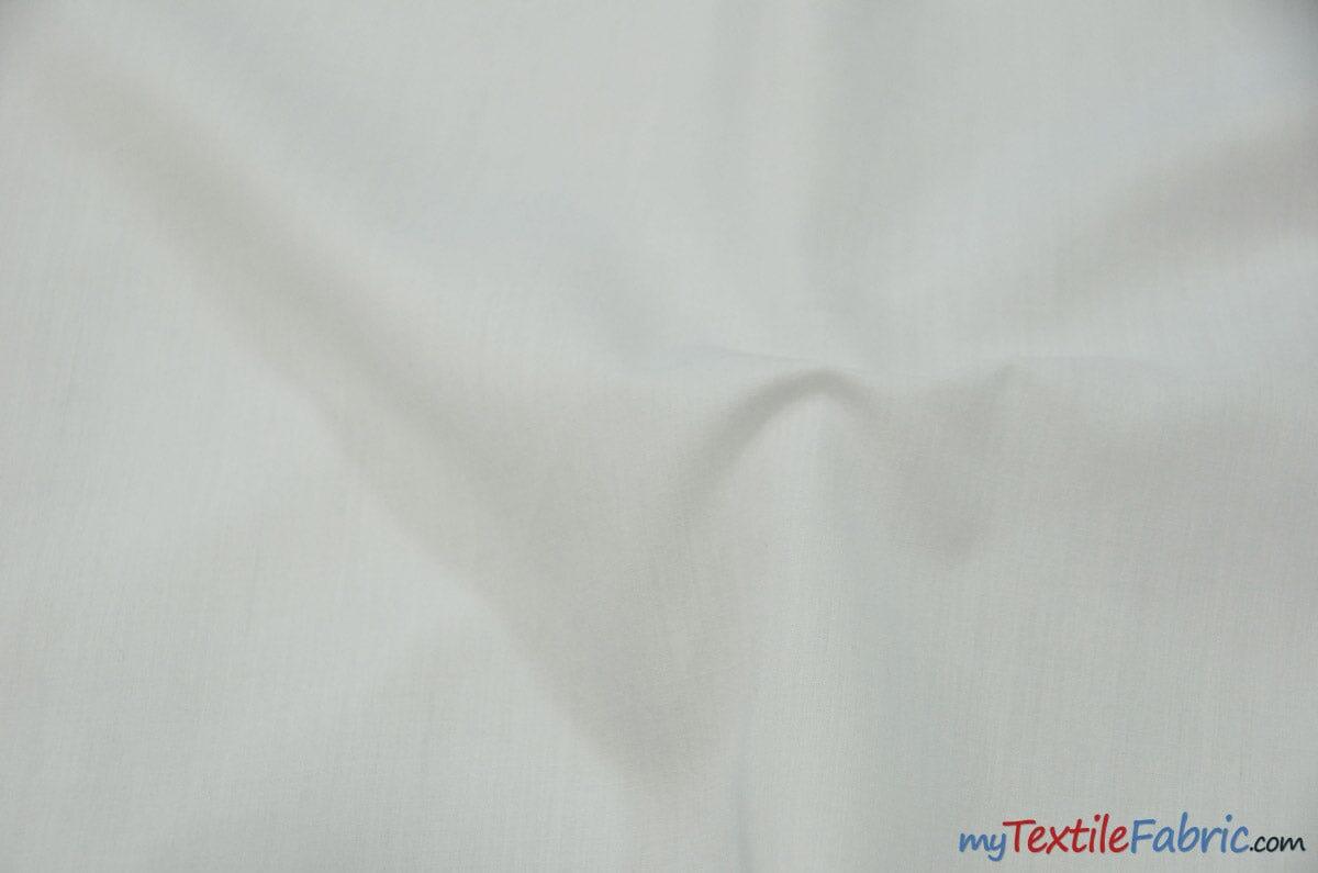 25 Yard Bolt White Premium Cotton Broadcloth Fabric high quality