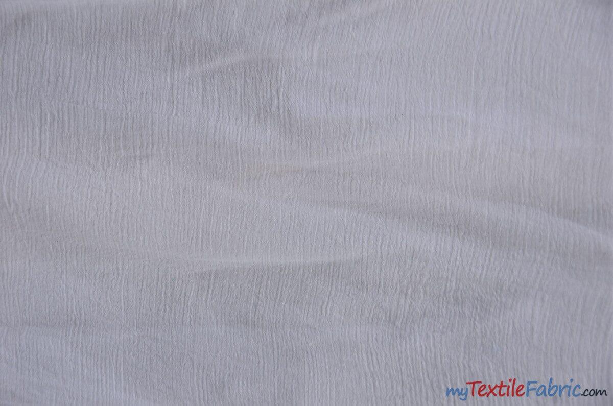 100% Cotton Gauze Fabric | Soft Lightweight Cotton Muslin | 48" Wide | Sample Swatch | Fabric mytextilefabric Sample Swatches White 