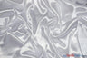 Charmeuse Satin | Silky Soft Satin | 60" Wide | 3"x3" Sample Swatch Page | Fabric mytextilefabric Sample Swatches White 