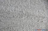 New York Dazzle Sequins Fabric | 6mm Sequins Fabric | 52" Wide | Multiple Colors | Fabric mytextilefabric Yards White 