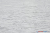 Crease Taffeta Fabric | Crush Taffeta | 52" Wide | Wholesale Bolt | Multiple Colors | Fabric mytextilefabric Bolts White 